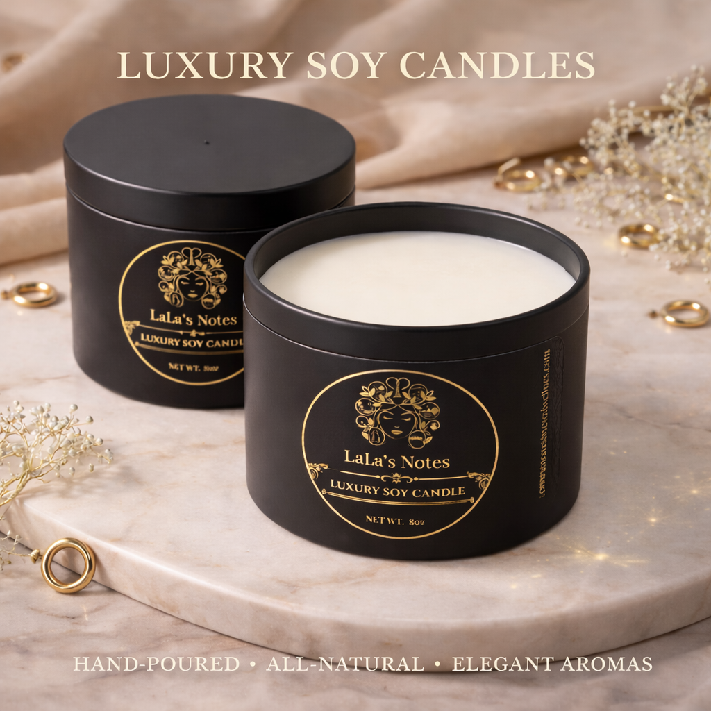 LaLa's Notes Hand-Poured Candles